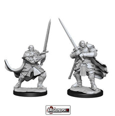 DUNGEONS & DRAGONS - UNPAINTED MINIATURES:   Male Half-Orc Paladin    #WZK90307