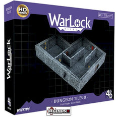 WARLOCK TILES - DUNGEON TILES 2 - Full Height Stone Walls