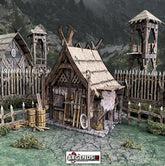 BATTLE SYSTEMS - WARGAMES TERRAIN :  FANTASY - NORTHERN HOMESTEAD  #BSTFWE019