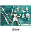 D & D FRAMEWORKS :   Female Human Fighter    (WAVE 1)   #WZK75025