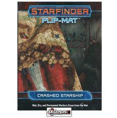 STARFINDER - RPG - FLIP MAT - CRASHED STARSHIP