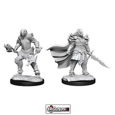 DUNGEONS & DRAGONS - UNPAINTED MINIATURES:  Female Dragonborn Fighter    #WZK90302