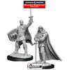 DUNGEONS & DRAGONS - UNPAINTED MINIATURES: MALE HUMAN PALADIN (2)   #WZK90136