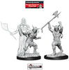 DUNGEONS & DRAGONS - UNPAINTED MINIATURES: MALE HUMAN BARBARIAN  (2)  #WZK 90007