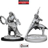 DUNGEONS & DRAGONS - UNPAINTED MINIATURES: HUMAN MONK FEMALE  #WZK90225