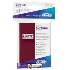 ULTIMATE GUARD - DECK SLEEVES - Supreme UX Std Matte Burgundy