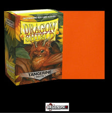 DRAGON SHIELD DECK SLEEVES - Dragon Shield • Matte  TANGERINE