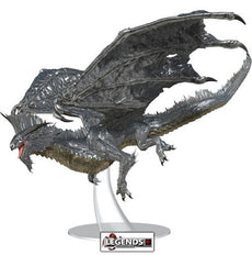 DUNGEONS & DRAGONS ICONS - ADULT SILVER DRAGON PREMIUM FIGURE   (2022)