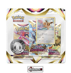 POKEMON - SWORD AND SHIELD - ASTRAL RADIANCE  - EEVEE 3 PACK BLISTER