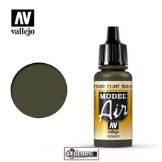 VALLEJO MODEL AIR:  :  Russian AF Dark Green   (17ml)  VAL 71.347