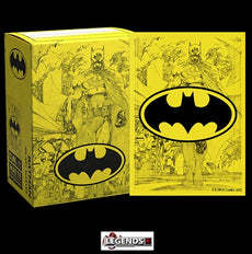 DRAGON SHIELD DECK SLEEVES  • MATTE- DUAL ART -  BATMAN CORE   (100ct)   ART SLEEVES