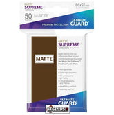ULTIMATE GUARD - DECK SLEEVES - Supreme UX Std Matte BROWN