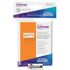ULTIMATE GUARD - DECK SLEEVES - Supreme UX Std Matte Orange