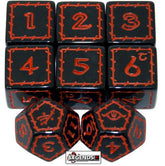 THE ONE RING - BLACK DICE SET