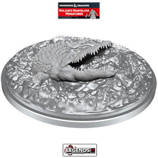 DUNGEONS & DRAGONS - UNPAINTED MINIATURES: CROCODILE  (1)  #WZK90051