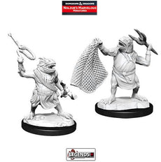 DUNGEONS & DRAGONS - UNPAINTED MINIATURES:  Kuo-Toa & Kuo-Toa Whip   #WZK90246