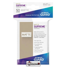 ULTIMATE GUARD - DECK SLEEVES - Supreme UX Std Matte SAND