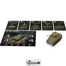 WORLD OF TANKS:  MINIATURES GAME - AMERICAN - WV5 AMERICAN (M4A1 76MM SHERMAN) (1)   #GF9WOT28