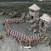 BATTLE SYSTEMS - WARGAMES TERRAIN :  FANTASY - DEADLY STAKES    #BSTFWA004