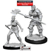 DUNGEONS & DRAGONS - UNPAINTED MINIATURES: FEMALE ORC BARBARIAN (2)  #WZK 90145