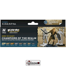 VALLEJO / WIZKIDS - PREMIUM PAINTS - HOW TO PAINT - CHAMPIONS OF THE REALM