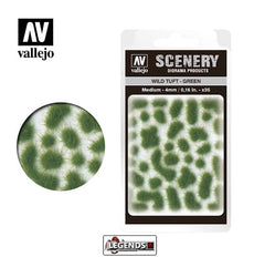 VALLEJO - SCENERY - Wild Tuft Green, Medium  -  SC406