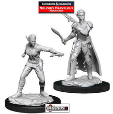 DUNGEONS & DRAGONS - UNPAINTED MINIATURES: FEMALE SHIFTER ROGUE   #WZK 90148