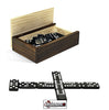 DOMINOES -  DBL 6 IN WOOD BOX