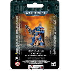 WARHAMMER 40K -  SPACE MARINES - Captain with Master-crafted Heavy Bolt Rifle