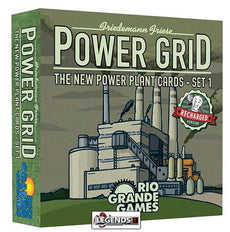 POWER GRID - RECHARGED  -  NEW POWER PLANT  CARDS SET-1