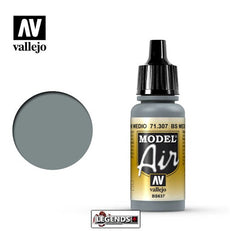 VALLEJO MODEL AIR:  : BS Medium Sea Grey  (17ml)  VAL 71.307