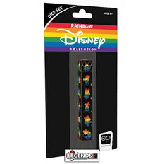 USAOPOLY DICE - DISNEY PRIDE - RAINBOW  DICE SET