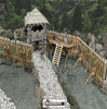 BATTLE SYSTEMS - WARGAMES TERRAIN :  FANTASY - PALISADE WALLS    #BSTFWA003