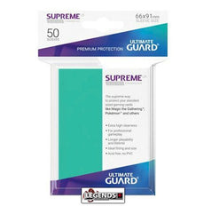 ULTIMATE GUARD - DECK SLEEVES - Supreme UX Std Matte TURQUOISE