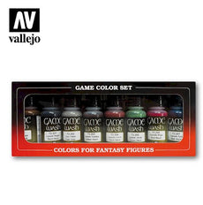 Vallejo Game Color - (WASH)  PAINT SET        #73.998