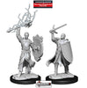 DUNGEONS & DRAGONS - UNPAINTED MINIATURES:  HALF-ELF PALADIN MALE   #WZK90230