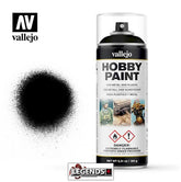 VALLEJO SPRAY PAINT - 400mL  Black 28.012 *IN-STORE ONLY*