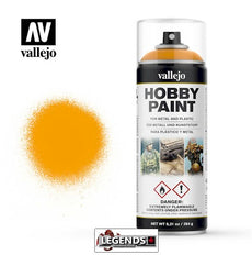 VALLEJO SPRAY PAINT - 400mL  Sun Yellow 28.018 *IN-STORE ONLY*