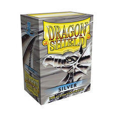 DRAGON SHIELD DECK SLEEVES - Dragon Shield • Classic Silver