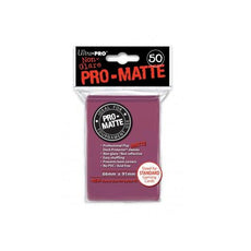ULTRA PRO - DECK SLEEVES - Pro-Matte (50ct) Standard Deck Protectors BLACKBERRY