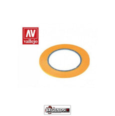 VALLEJO HOBBY TOOLS -  Precision Masking Tape 1mmx18m - Twin Pack   #T07002