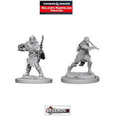 DUNGEONS & DRAGONS NOLZUR'S MARVELOUS UNPAINTED MINIATURES: Male Elf Fighters (2) #WZK73384