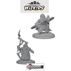 Deep Cuts - Unpainted Miniatures: Dwarf Male Sorcerer #WZK73188