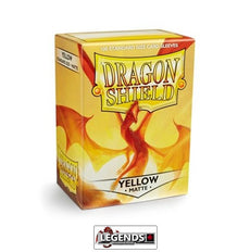 DRAGON SHIELD DECK SLEEVES - Dragon Shield • Matte Yellow