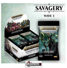 WARHAMMER - AGE OF SIGMAR CHAMPIONS SAVAGERY BOOSTER BOX