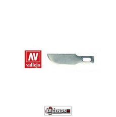 VALLEJO HOBBY TOOLS - #10 General Purpose Curved Blades (5) - for No. 1 Handle  #T06002
