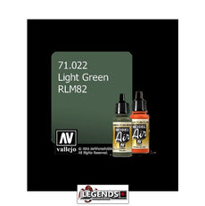 VALLEJO MODEL AIR:  :  Light Green RLM82   (17ml)  VAL 71.022