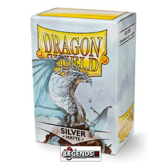DRAGON SHIELD DECK SLEEVES - Dragon Shield • Matte Silver