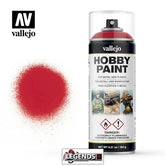 VALLEJO SPRAY PAINT - 400mL  Bloody Red 28.023 *IN-STORE ONLY*