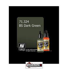VALLEJO MODEL AIR:  :   BS Dark Green   (17ml)  VAL 71.324